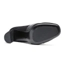 New Design Fashion Leather High Heels Shoes for Women Pumps Ladies Block Heels Loafers Shoes