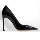 Newest Popular Fashion Office Style Style Patent Leather High Heel Pumps Women Dress Shoes