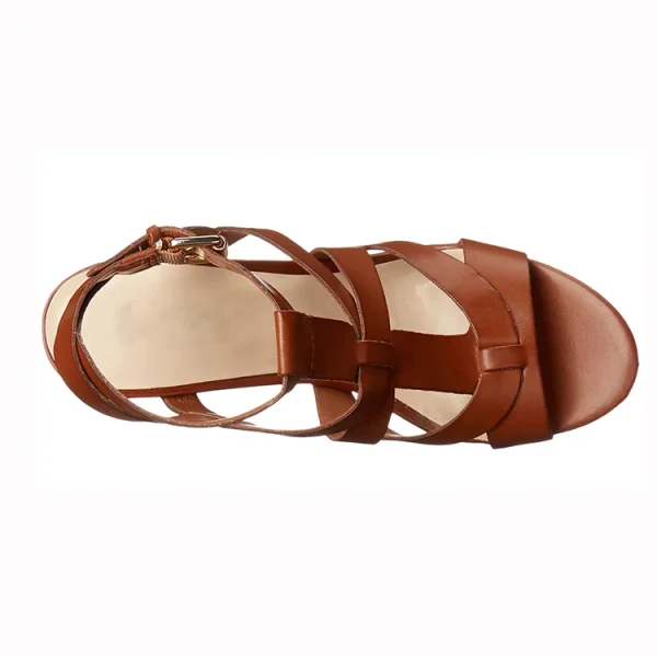 New Summer Fashions Genuine Leather Flat Comfortable Cork Other Trendy Shoes for Women and Ladies Wedge Sandal - Image 5