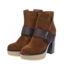 Fashion Design Autumn and Winter Style Suede Leather Ankle Ladies Boots High Heeled Platform Boots Women Shoes