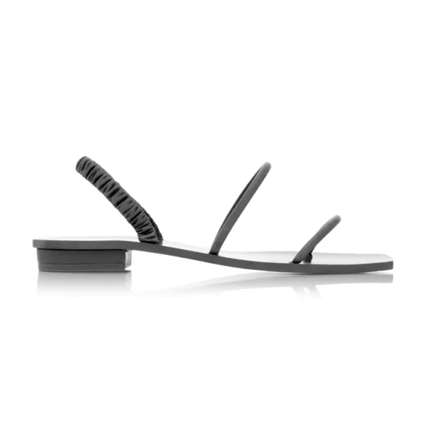 Summer Peep Toe Flat Heel Double Strap Women Sandals and Slipper Casual Shoes for Ladies Flat Sandals - Image 2