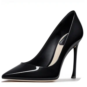 Newest Popular Fashion Office Style Style Patent Leather High Heel Pumps Women Dress Shoes