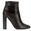 High Quality Thick High Heel Leather Women Ankle Boots Winter Classy chelsea Boots for Ladies