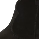New Fashion Design Black Casual Suede Leather Women Warm Ankle Chunky Heel Boot Shoes for Ladies