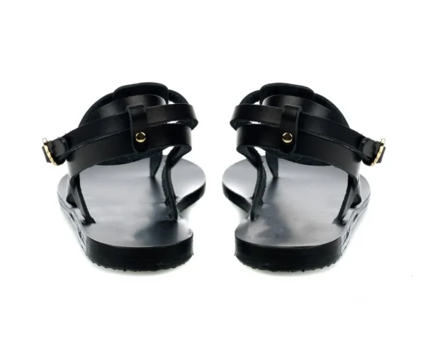 Summer New Trend Fashion Casual Black Strap Flat Women Flip-flop Sandals Shoes - Image 3