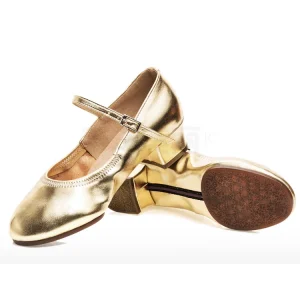Low Heels Ballroom LATIN Golden Women's Pumps Dance Casual Shoes Ladies High Heeled Sandal