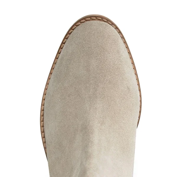 Leather Chunky Heel Woman Winter Ankle Boots - Image 3