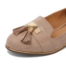 Fashion Suede Upper with Tassels Ladies Flat Shoes Women Casual Comfortable Shoes