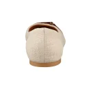 OME Rubber Sole Fashion Comfortable Walking Style Women's Casual Shoes Genuine Leather Ladies Flat Shoes