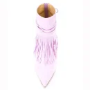 2025 Classic Style Color Zipper Open-close New Fashion Tassels  Decoration High Heel Women Ankle Boots Shoes