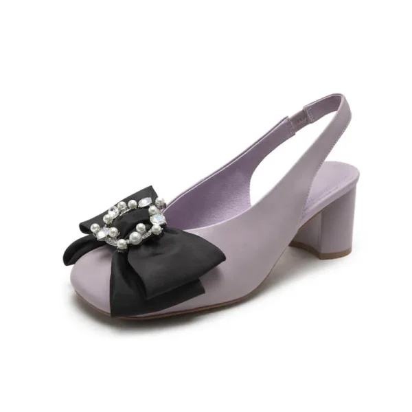 2025 Luxury Trendy Heels Daily Leisure Comfortable the Butterfly Design Women's Heel Shoes - Image 6