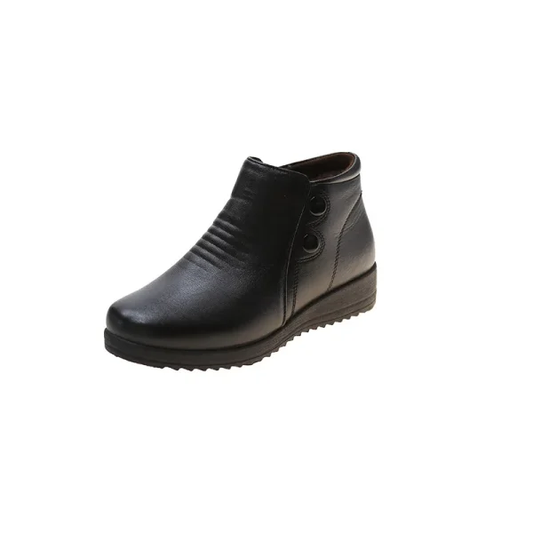 Winter Women's Boots New Leather Snow Boots Latest Women Leather Shoes Casual Design Womens Boots