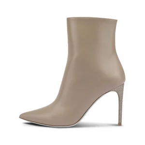 2025 Fashion Autumn and Winter Women's Boots Exquisite PU Fine High Heels  Party Sexy Women's Boots Shoes