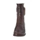 Fashion Luxury Leather with Metal Clasp Winter Women's Boots 2025 Designer Ladies Heel Shoes