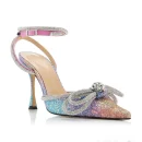 2025 Summer Trend Fashion Sweet Style Thin High Heels Pointed Toe Women Sandals