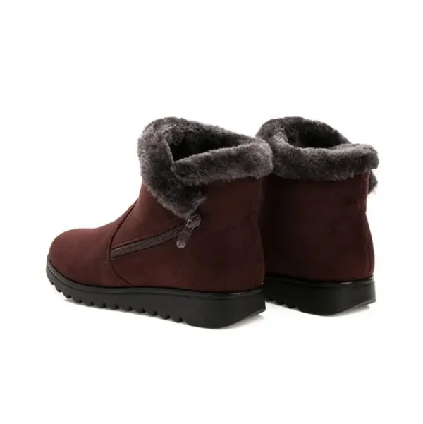 Winter Ankle Boots Women Shoes  New Fashion Non-slip Warm Plush Zipper Casual Shoes Woman Snow Boots - Image 5