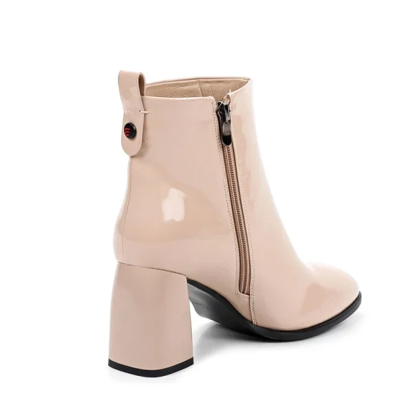 2025 New Style Fashion Classics Chunky Heel Round Toe Women Ankle Boot - Image 2