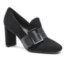 New Design Fashion Leather High Heels Shoes for Women Pumps Ladies Block Heels Loafers Shoes