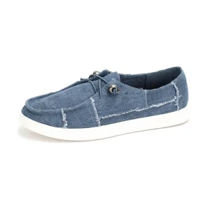 Fashion Sneaker Women Slip on Flat Ladies Running Shoes for Women Walking Style Casual Cowboy Canvas Shoes