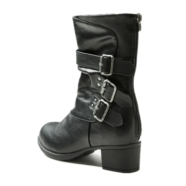Winter Fashion High Heel Women Ankle Boots Sexy Leather Lady's Boots - Image 2