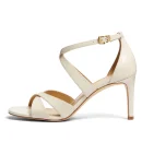 2025 Luxury Shoes Women Designer High Quality Heels Pumps Sandals Genuine Leather Sexy Ankle Strop Sandal Shoes