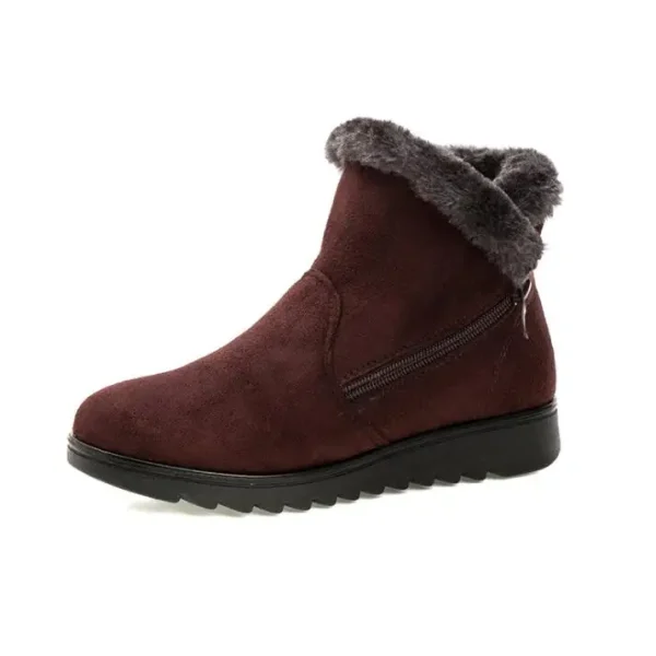 Winter Ankle Boots Women Shoes  New Fashion Non-slip Warm Plush Zipper Casual Shoes Woman Snow Boots - Image 3