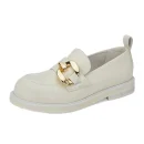 Fashion Latest Design Flat Women's Casual Walking Style Shoes Classic for Ladies Leather Oxford Dress Shoes