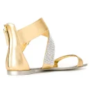 Fashion Crystal Decoration Comfortable Summer Flats Shoes Ladies Other Sandals for Women's Casual Shoes New Arrivals 2025