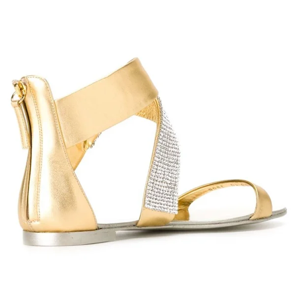 Fashion Crystal Decoration Comfortable Summer Flats Shoes Ladies Other Sandals for Women's Casual Shoes New Arrivals 2025 - Image 6