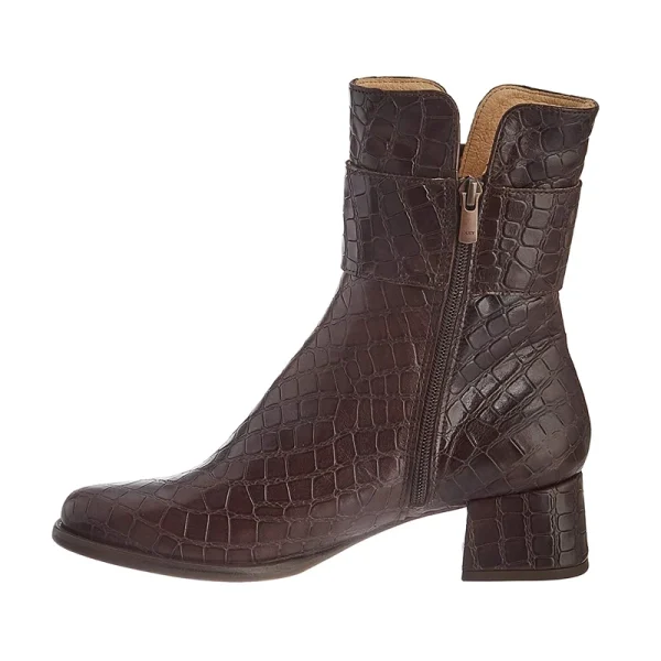 Fashion Luxury Leather with Metal Clasp Winter Women's Boots 2025 Designer Ladies Heel Shoes - Image 6