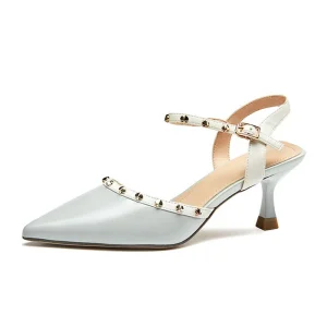 2025 New Design Straps Leather Stylish Elegant and Comfortable Women's Sandals